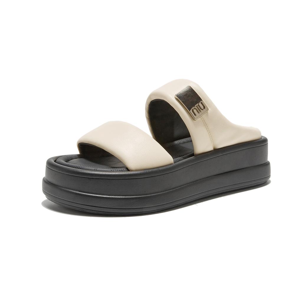 Sandals summer new outer slippers women's thick soles increase cloud casual versatile sports word cool slippers