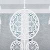 LEA - Ready-made jacquard panel - 160x160 cm - white