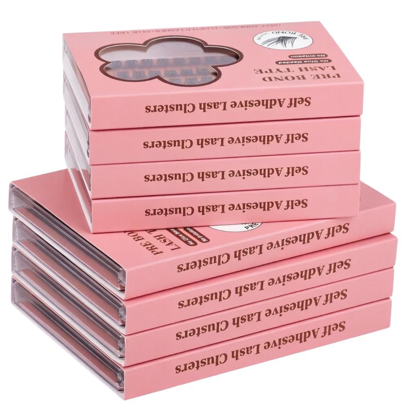 UNIQUE LASHES Factory Price 30D 40D Cluster Lashes Book Large Capacity Fluffy Wispy Individual Lashes for DIY Lashes at Home