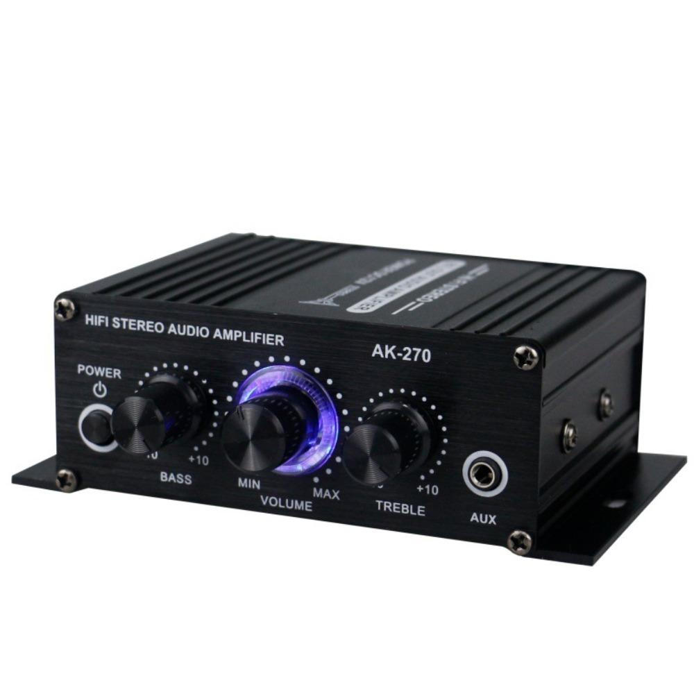 1pcs 12V Power Power Amplifier System Small Size Sound Amp Receiver Mini Stereo Amplifier Home Use