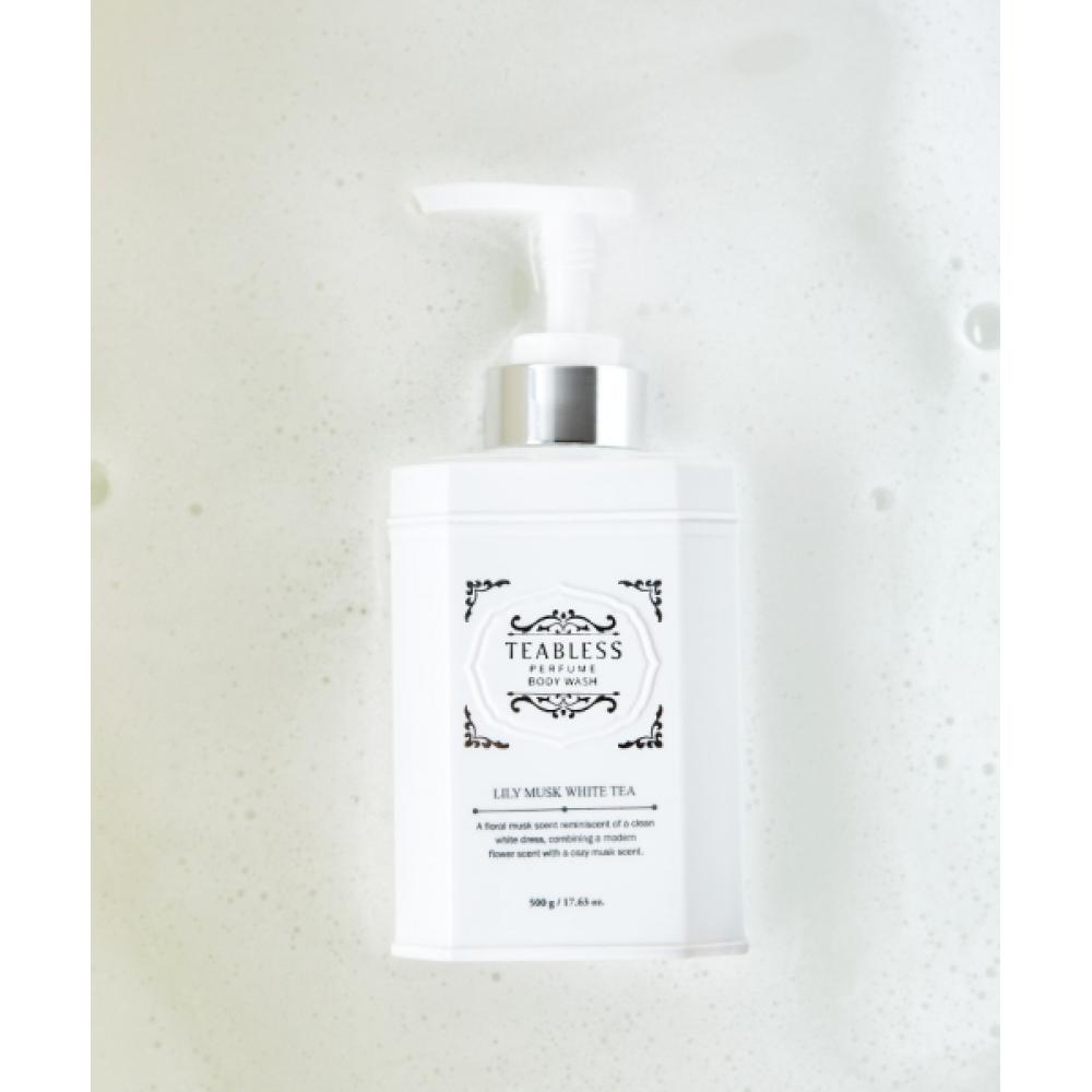 Teabless [White Tea Musk Fragrance] Tibless Lily Musk White Tea Perfume Body Wash 500ml
