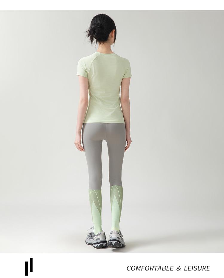 Women's Quick-Dry Yoga Top - Breathable Pilates Training T-Shirt for Summer