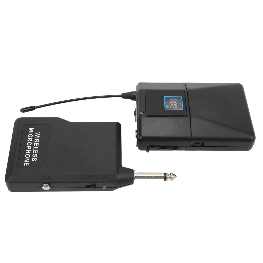 Lavalier-Mikrofon UHF Drahtlos Clip-On Ansteckmikrofon für Interview Videoaufnahme