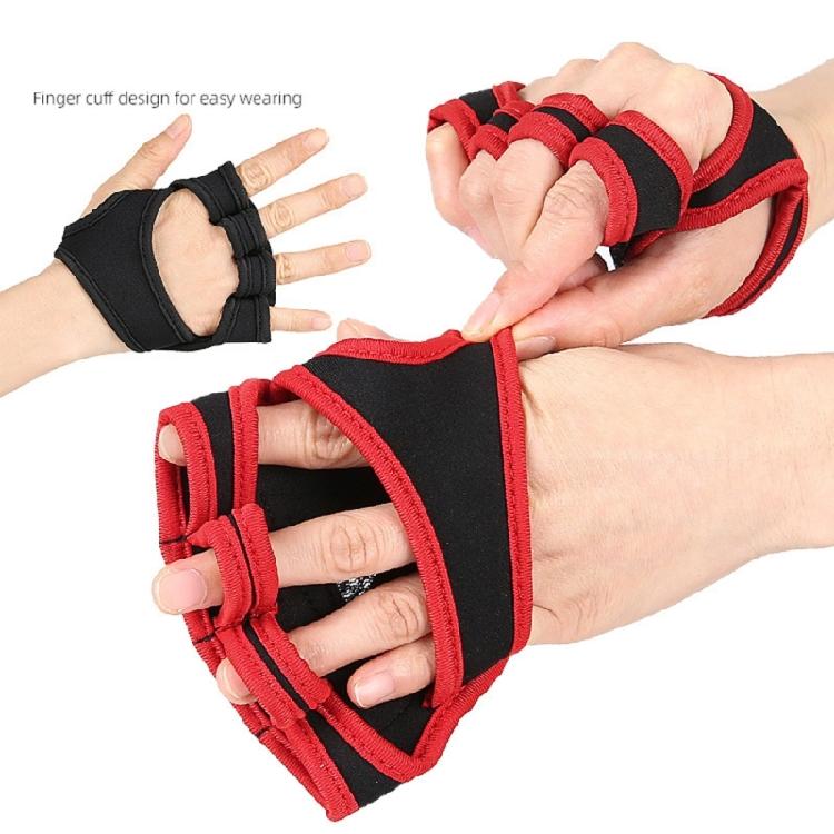 Dumbbells Grip Pad Antislip Four Finger Workout Glove Weight Training Gloves Gym Gloves Weight Lifting Gloves for Adult