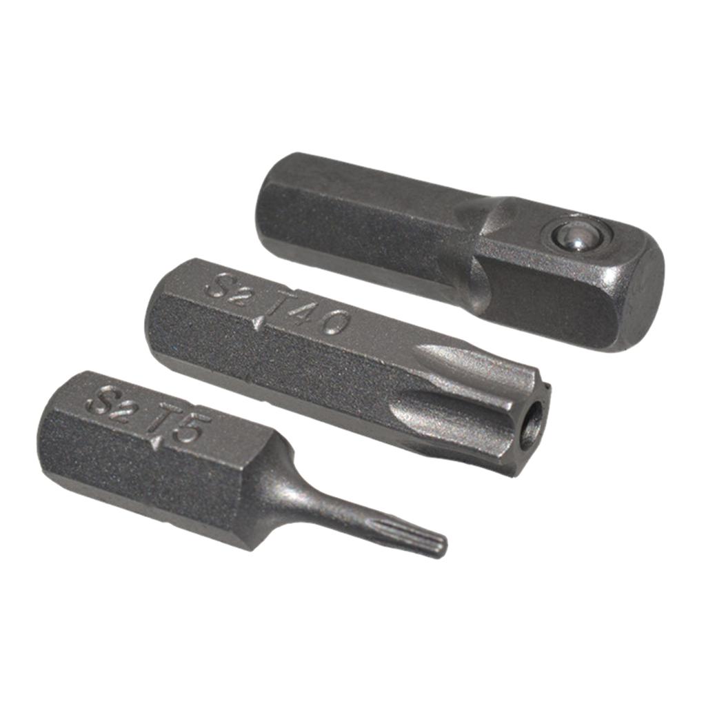 Plum Blossom Screwdriver Bits Set T5-T6-T7-T8-T9-T10-T15-T20-T25-T27-T30-T35-T40 Bit Plum Blossoms Repairing Head