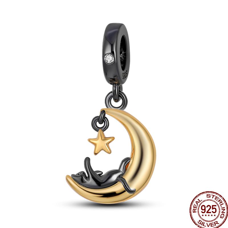 100% Copper Cute Pet Animal Owl Cute Puppy Pink Kitten Charm Beads Suitable For 3Mm Original Bracelet Diy