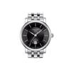 TISSOT Kason Zen I Collection Automatic Mechanical Movement Unisex Watch 40mm Black Dial Stainless Steel Case T1224071105100+T1222071105100