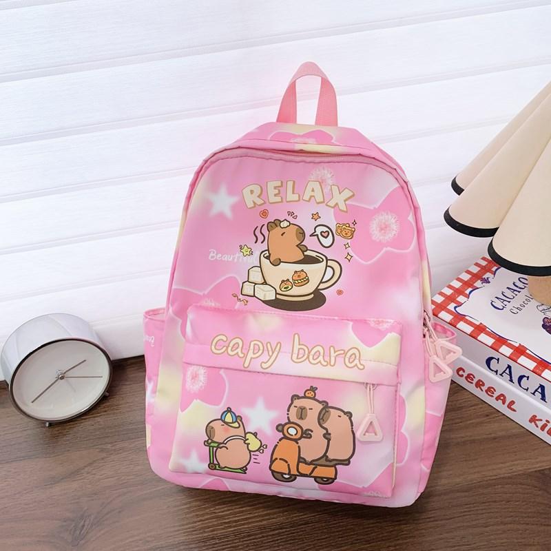 

Рюкзак большой вместимости милый рюкзак для девочки женский для отдыха детский сад старшая группа сумка для начальной школы розовый