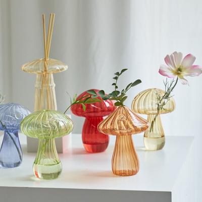 Mini Vază Mugur Sticlă Ciupercă Sticlă Aromaterapie Decor Flori Hidroponice Decor Acasă Vază Nordică Vază Mică de Birou