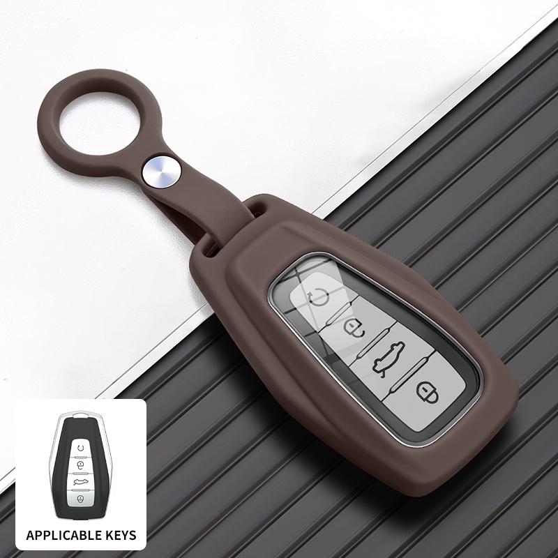 Car Key Holder For Geely Emgrand Preface Boyue Starray Monjaro Atlas Vision Okavango Tugella Minimalist Car Key Case Cover