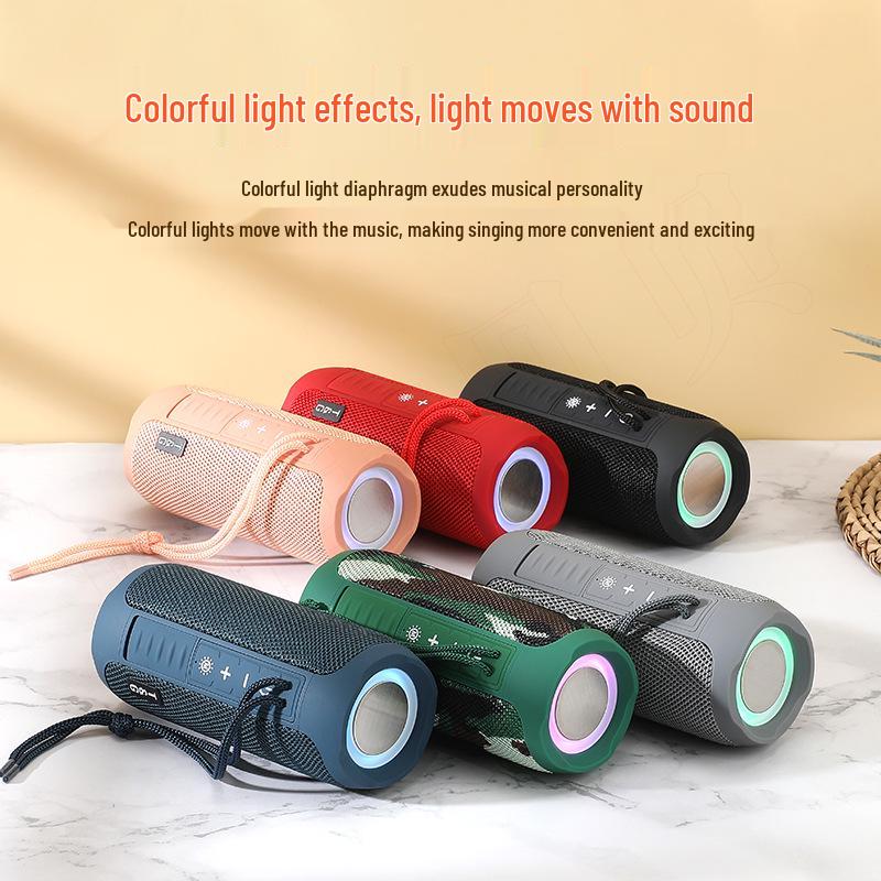 Boxă Bluetooth Portabilă Waterproof TG227 cu Design din Material Textil și Subwoofer USB/Card