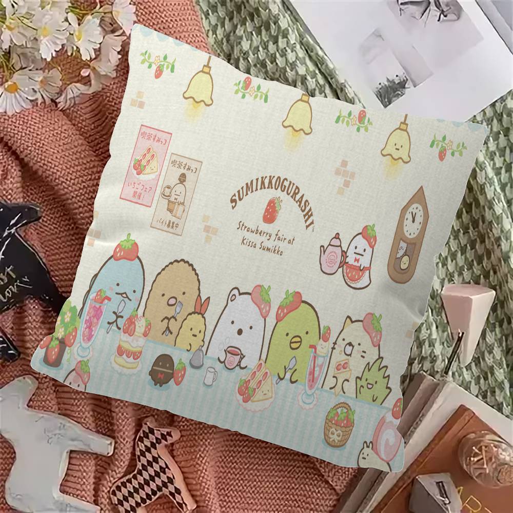 Sumikko G-Gurashi Pillow Cover Sofa Cushion Cover Home Room Decoration Children Gift