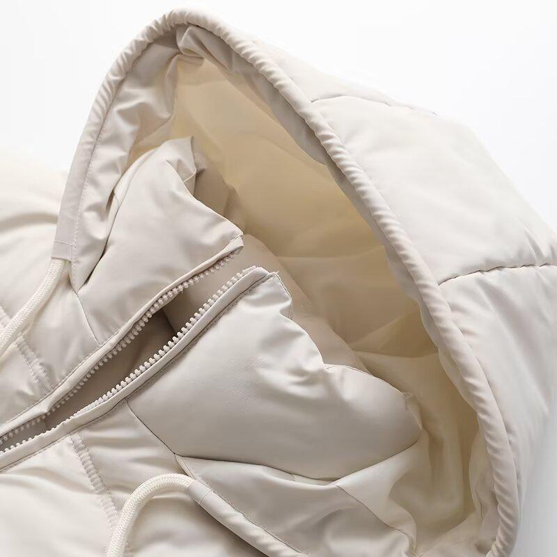 2025 Frühling Damen Lässige Stehkragen Kapuzenjacke