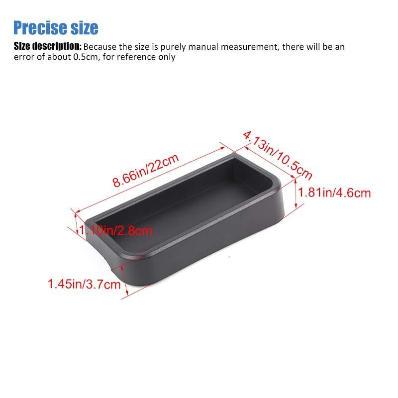 Car Dashboard Organizer Storage Box Container For Jeep Wrangler JL JT Gladiator 2024 Up Stowing Tidying Accessories