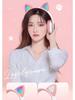 STN-28 Luminous Cat Ear Wireless Bluetooth Headset with Heavy Bass, Over-ear, Sport & Card Slot