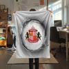 1PC Sunderland Association Football Club Patterned Flannel Blanket Suitable For All Seasons for Home Decor Warmth and Comfort Gifts Holiday Present