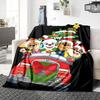 1Pc Paw Patrol Christmas Adventure Blanket Soft Throw Blanket For Home Bedroom Bed Sofa Travel Office Solid Christmas Blanket