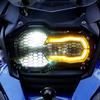 For BMW R1200GS LC ADV 40 Years Edition R 1250 GS Head Lights Grille Guard Cover R1250GS Adventure Flipable Headlight Protector