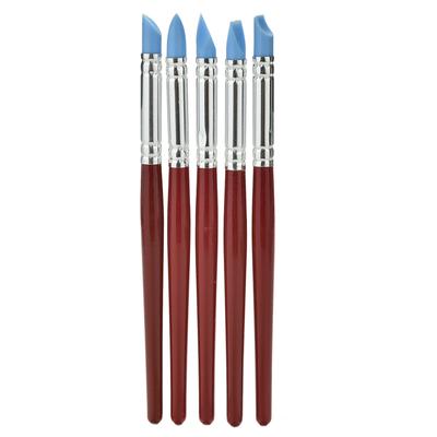 5X Guma Silikonowa Clay Shaper Rzeźbienie Fimo Polimer Modelowanie Narzędzie Ceramiki