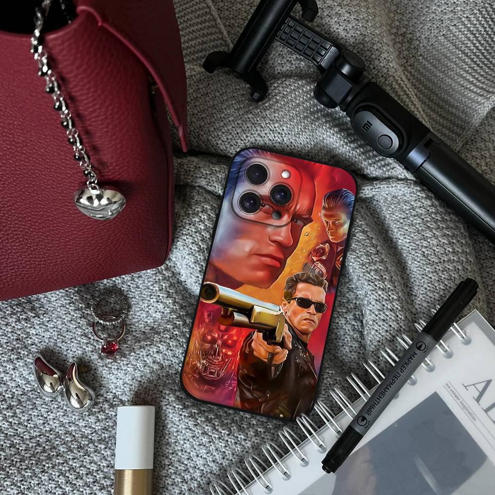 Arnold Schwarzenegger Terminator Phone Case For IPhone 17 16 15 14 13 12 11 PRO MAX PLUS Mini TPU Soft To Skin-friendly Case