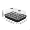Seed Starter Tray Nursery 24 Cells Sprouting with Vents Sturdy Container