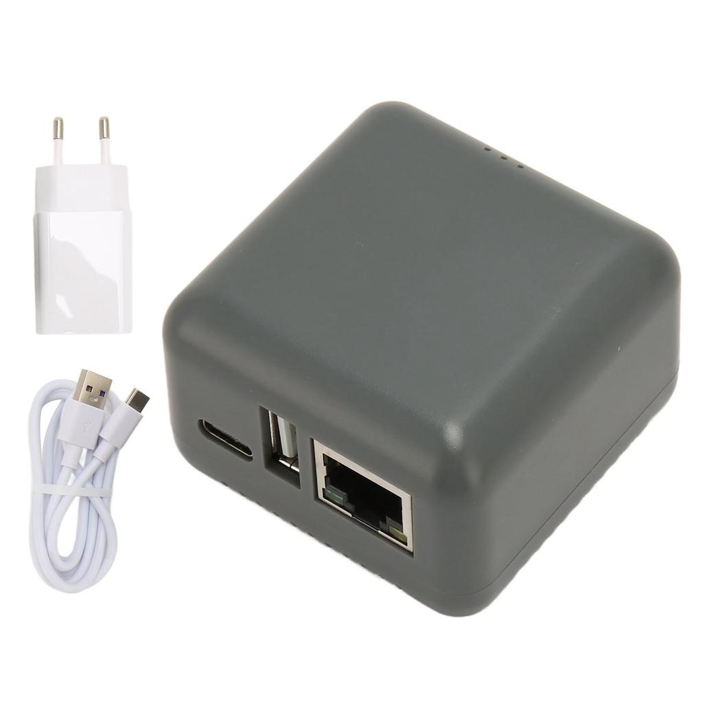 Network USB 2.0 Printer Server RJ45 Network Port Multi User Sharing LAN Print Server Adapter for