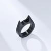 2026 Niche Personalized Spiked Cat Ear Self-defense Broken Window Ring Men's Functional Wrench Ring Hand Jewelry Generation