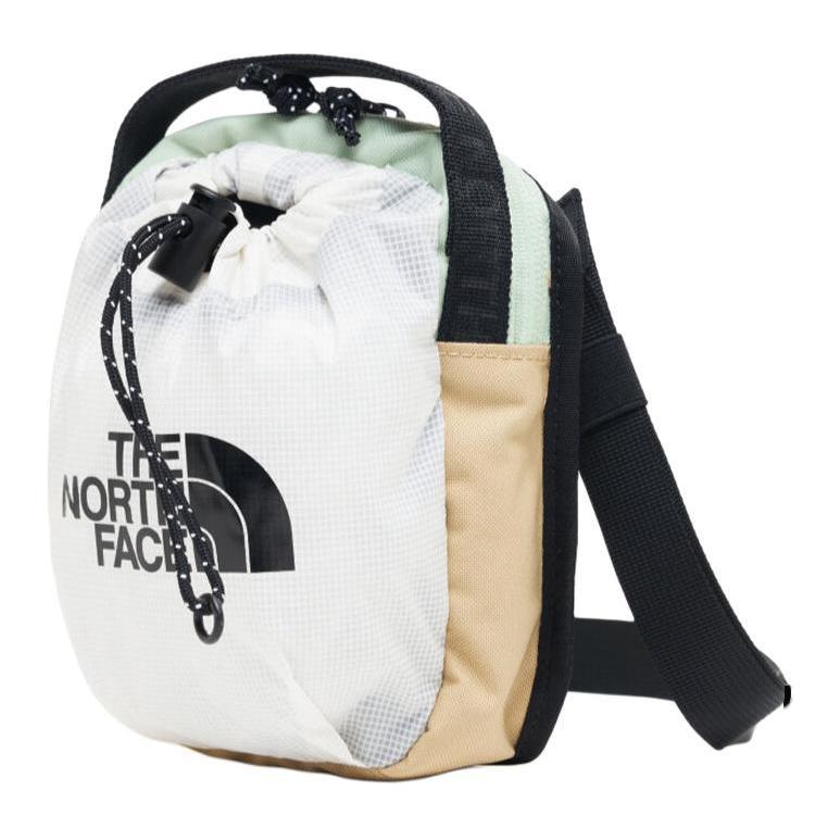 The North Face 2L Fashion Logo Print Drawstring Zipper Outdoor Bag Unisex Bags White Multicolor NF0A52RYOKZ