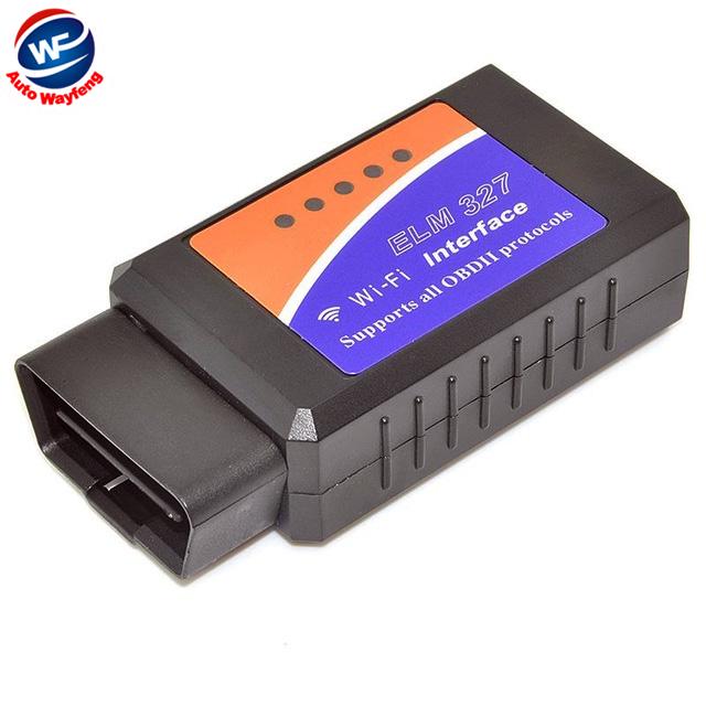 Wireless ELM327 WiFi OBD 2 For Android 4.2 Car DVD WiFi ELM327 OBD II Scanner Free Shipping WF