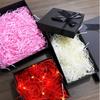 60g Raffia Paper Pink/White/Black Protect Buffer Shredded Paper Birthday Anniversary Party Gift Box Decoration Basket Filler YMY
