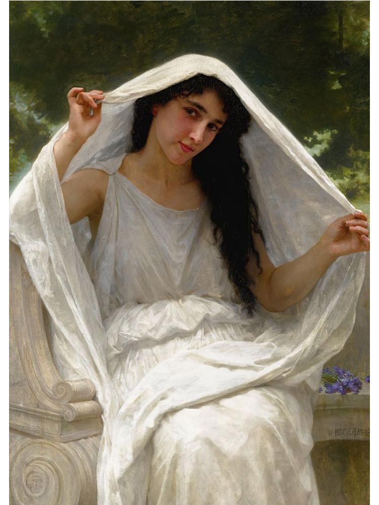 Artist William Bouguereau Classic Artwork Poster Canvas Oil Painting Woman Figure Wall Art For Living Room Home Decoration