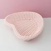 Pink Sweet Color Basket Plastic Fruit Storage Basket Durable Sundries Organizer  Debris