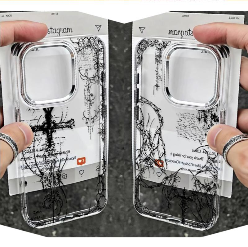 Cool Dark Gothic Cross Mark Case For Honor 90 200 Lite MAGIC 7Lite X9C X8B X7A X8A X6A X9D Huawei Y9 Prime 2019 P30 Lite Soft