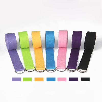 Exercise Gym Yoga Pilates Stretch Strap D-Ring Belt Waist Leg Exercise Training Equipment Pull Rope Yoga Belts Fitness Unisex