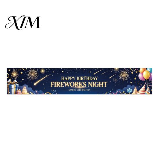 Outdoor Foto Hintergrund Großes Happy Birthday Hof Banner Schild, 70 x 15 Zoll Dekoration Kulisse für Jungen Mädchen Partyzubehör Wandbehang Innen
