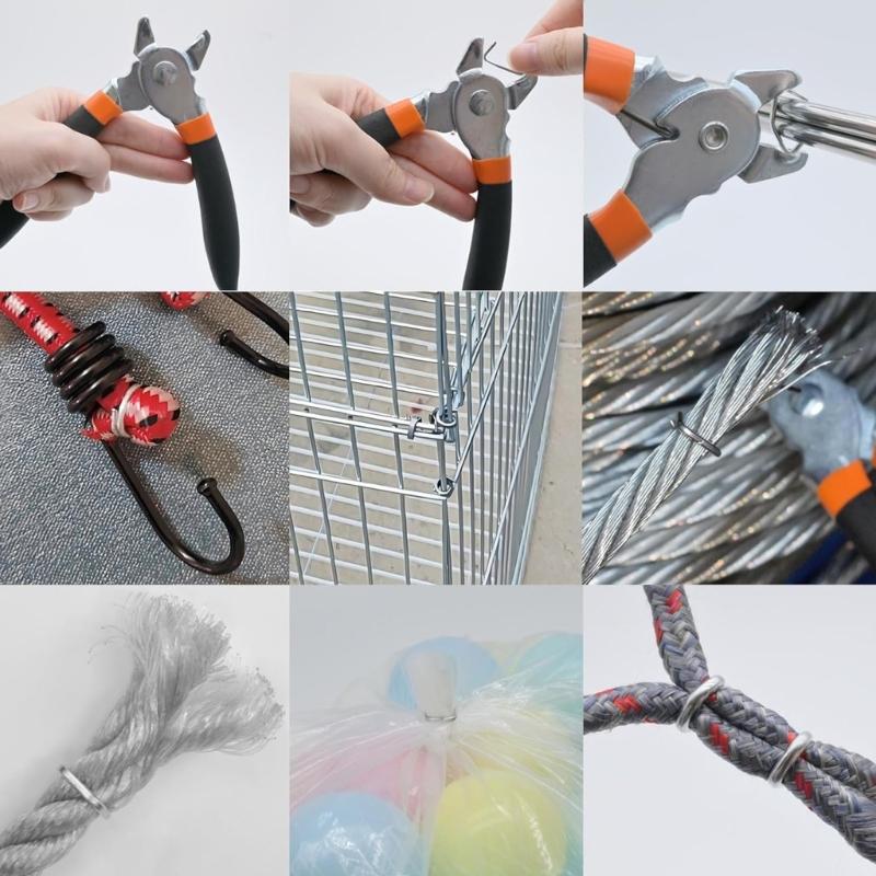 Heavy Duty Multipurpose Pliers Professional Fencing Installation Tool for Wire Fencing Pet Cages and Tarp Repair
