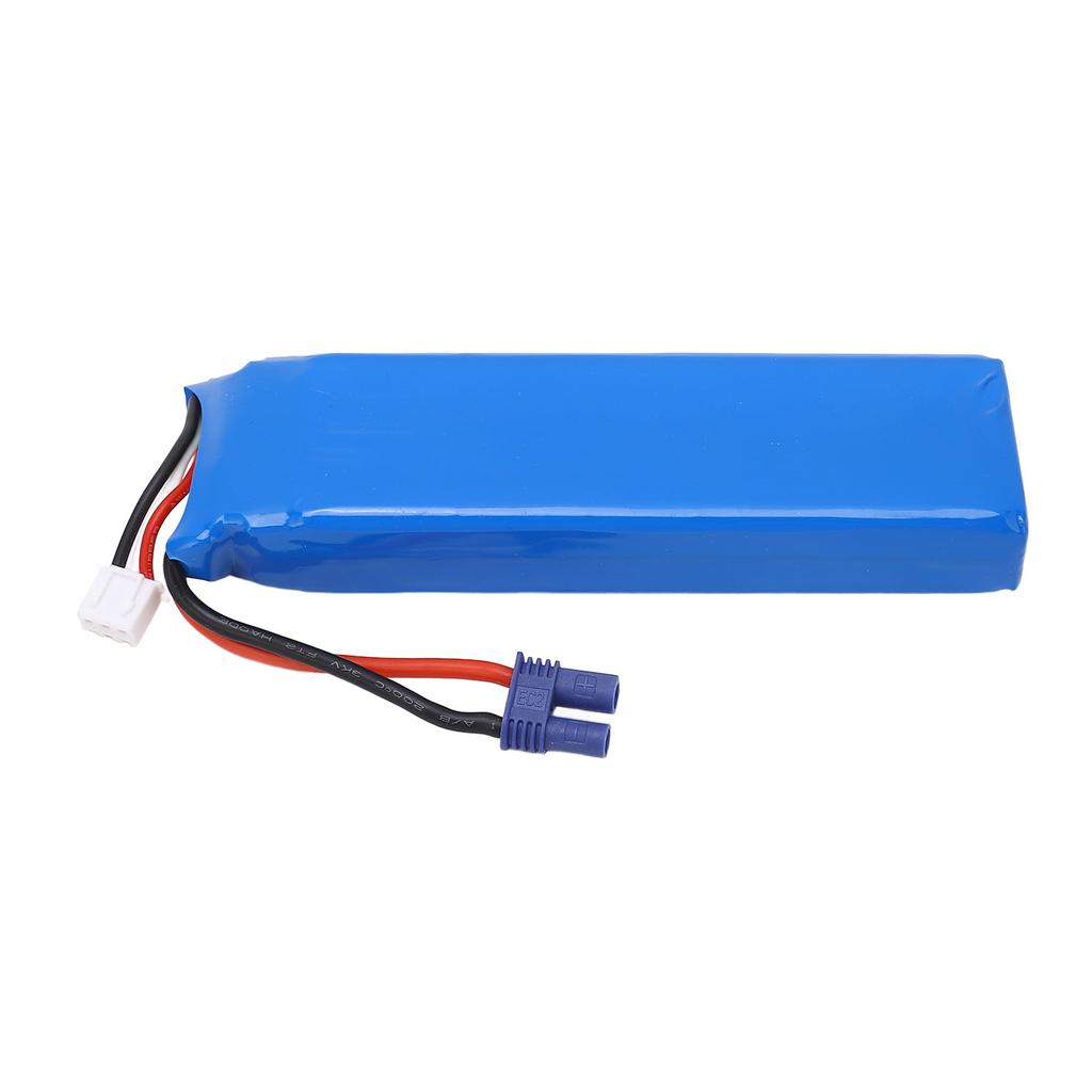 RC Transmitter Lithium Battery with Banana Plug 7.4V 2700mAh Overcharge  Transmitter LiPo 