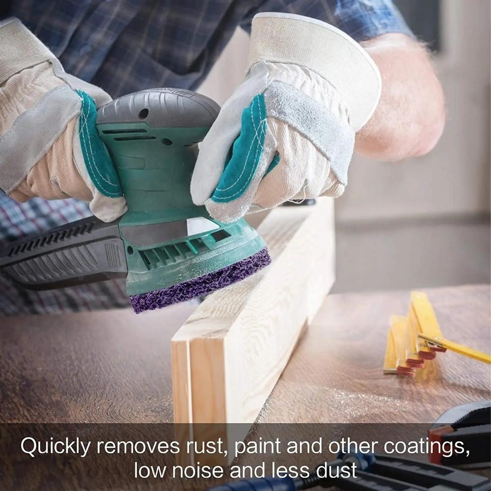 Durable 100/115/125mm Coral Disc Hard-wearing Rust Removal Clean Grinder Strip Disc Abrasive Wheel Paint For Angle Grinder