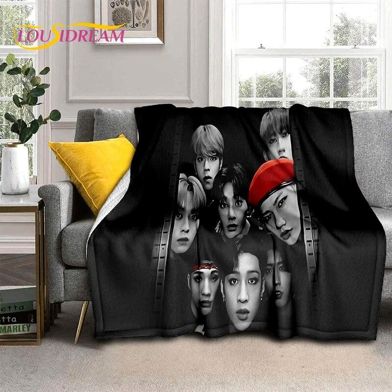 

3D бродячее детское корейское певец Kpop одеяло, мягкое одеяло для дома, спальни, кровати, дивана, пикника, путешествия, офиса, чехол для отдыха, детское одеяло