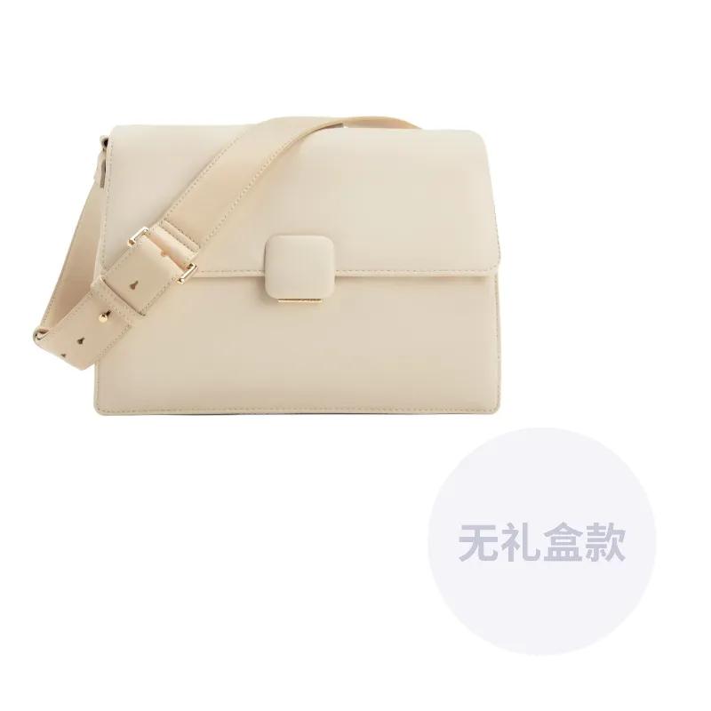 CHARLES&KEITH Nylon Messenger Bag Crossbody Bag Medium Women's Black / Beige (Unisex) Crossbody Bags CK2 80271218