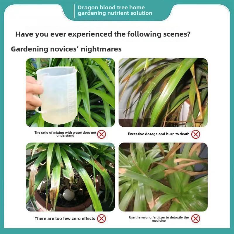 Plant Nutrient Solution, Indoor Potted Plants To Cure Yellow Leaves Dry Tip Special Type Green Organic Fertilizer