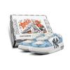Chunky Liner Slip Resistant Abrasion Resistant Low Top Skateboard Shoes Unisex Blue 3ASXCA12N-50GRL(Team16-SBOX)