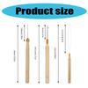 10 Pcs Pulling Needle Loop Needle for Hair Extensions Threader Bead Device Tool Hair Extension Tool Crochet Hooks