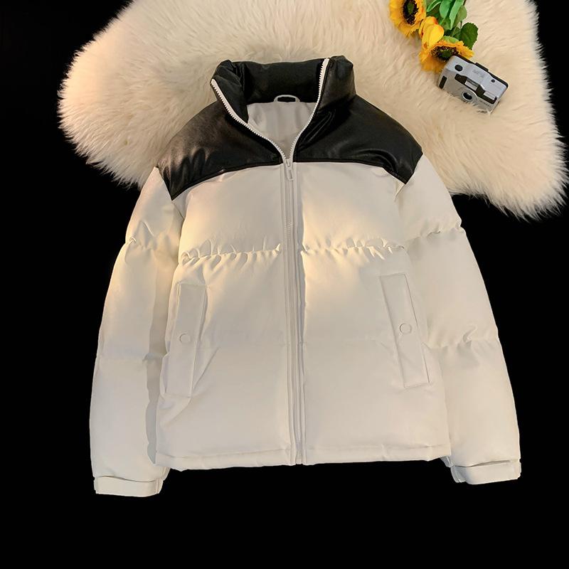 

Хлопковая одежда Мужская и женская одинаковая Зимняя стойка воротник Хлебная одежда Хлопковая 4XL