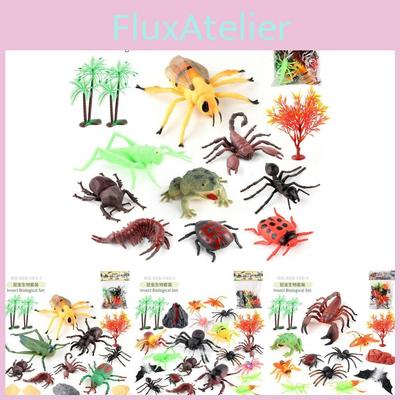 Sortiertes PVC Miniatur-Insektenmodelle Set Inklusive Frösche Ameisen und Bienen Zum Spielen
