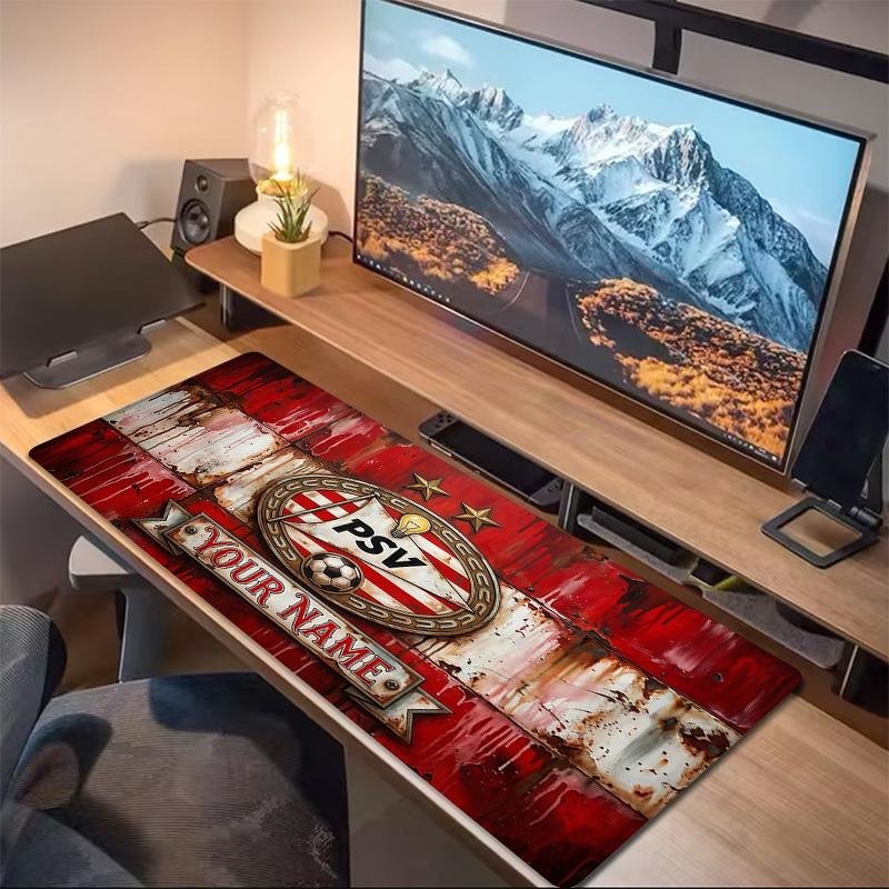 PSV Eindhoven Print  Cushion Non-slip Laptop Tablet Big Mousepad XXL Mat Mini PC Playmat With Lock edge