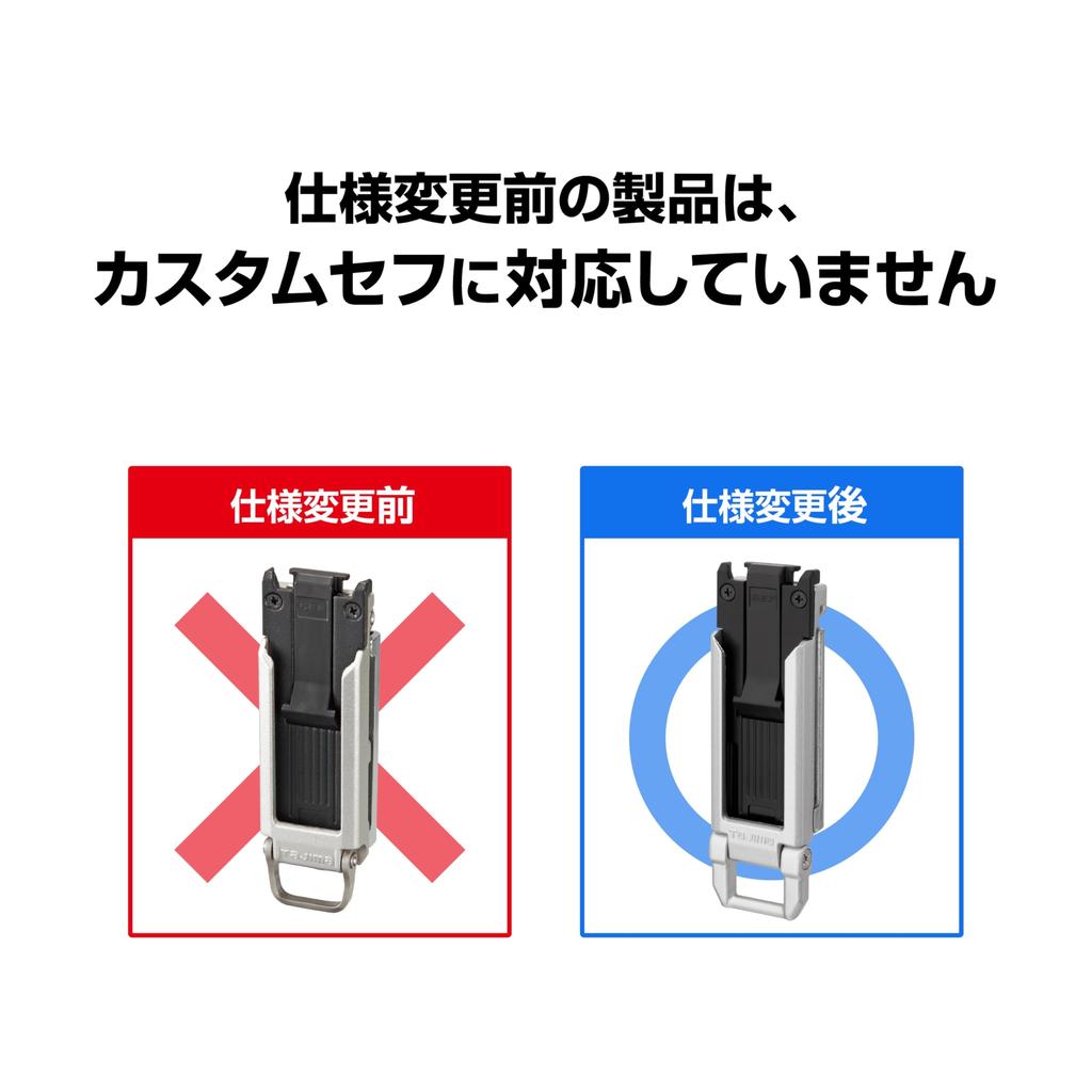 Tajima Veiligheidssysteem Veiligheidshouder voor Taille Slim Eenvoudige Bovenste Knop voor Elke Positie Rond het Geribbelde Ontwerp om Zijwaartse Speciale Ontwerp te Voorkomen om