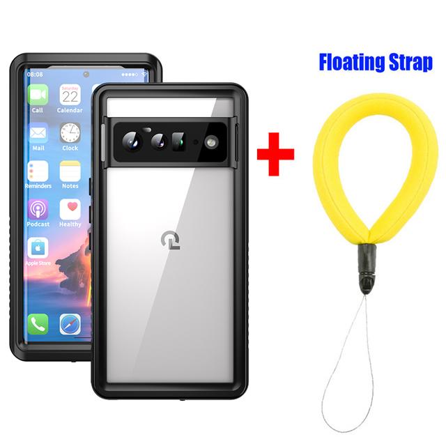 IP68 Waterproof Case For Google Pixel 7 7A 6 Pro 6A 4A Diving Swim Outdoor Sports Anti-fall Dust-proof TPU 360 Full Cover Armor