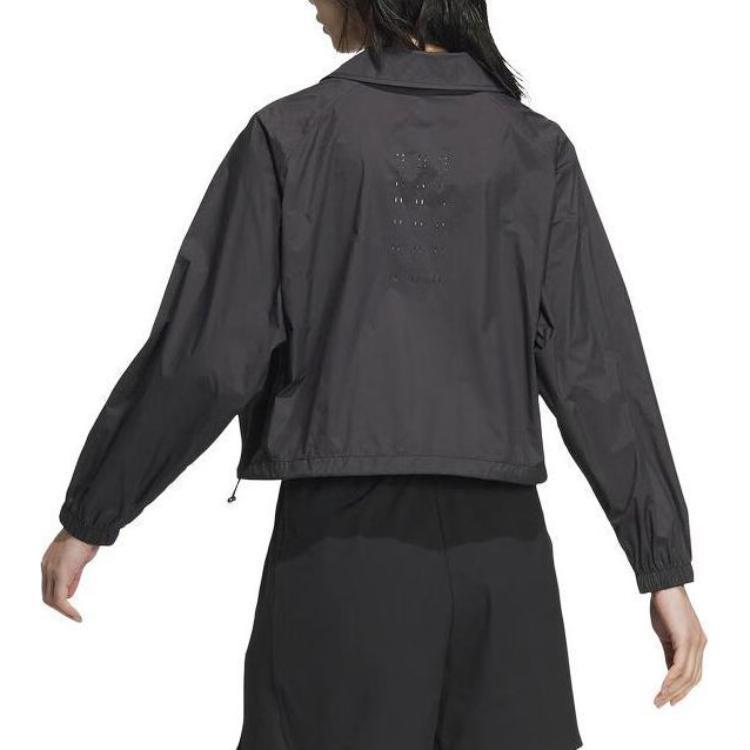 adidas Women'ss Collared Woven Training Jacket Black