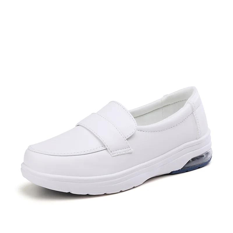 Pohodlné Měkké Bílé Baleríny Vzdušné Ležérní Tenisky Boty pro Ženy Protiskluzové Prodyšné Dámské Mokasíny Zapatos Mujer
